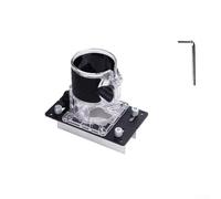 Localizador de ranurado de enrutador para aplicaciones de recortadora de bordes, incluyendo ranurado recto biselado en ángulo y corte de curva a mano alzada (A)