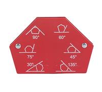 Localizador de soldadura magnético, imán fijo, soporte de soldadura en ángulo recto, herramientas de succión, 25 libras