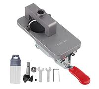 Localizador de taladro de orificio de bisagra Herramienta de carpintería de aleación de aluminio de 35 mm Plantilla de bisagra oculta precisa para fabricación de muebles