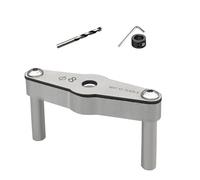 Localizador funcional de taladro de diamante para sujeción es un asistente para madera y metal con construcción de aluminio estable