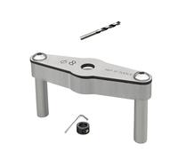 Localizador funcional de taladro de diamante para sujeción es un asistente para madera y metal con construcción de aluminio estable
