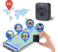 Localizador GPS 4G para Coche Con Botón SOS, Tres Tipos de Tapa Trasera, Apto para Varios Escenarios, Tracker Free App, Geolocalización, Smart Alarm