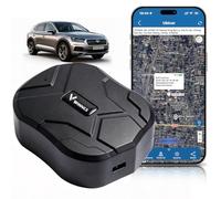 Localizador GPS 4G para Coche Moto y Camión, Seguimiento en Tiempo Real, Rastreador con App, Alerta Antirrobo, Exceso Velocidad y Geovalla, sin Suscripción, Batería de hasta 100 Días (Modo Espera)