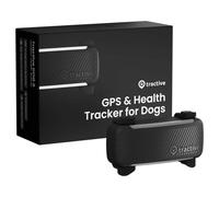 Tractive - GPS perros | 2025 Edición | N.º 1 del mercado | Localización en tiempo real | Alertas antifuga | Monitor de actividad | Avisos de salud | Seguimiento de ladridos (Negro)