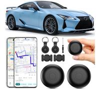 Localizador GPS para Coche, 2 PCS Air Tracker Android y iOS Localizador de Objetos Bluetooth, Magnético GPS Tracker Tag Rastreador Magnético Oculto para Coches Sin cuota mensual para Llaves,Cartera