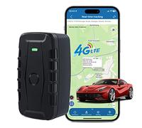 Localizador GPS para Coche 4G 20000mAh GPS Tracker Magnético para Flota Automóviles Camión IP67 Localizador de Seguimiento en Vivo a Prueba de Agua Múltiples de Alerta App Gratuita Sin Suscripción