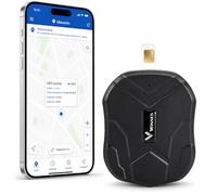 Localizador GPS para Coche 4G con SIM Incluida, Rastreador GPS Magnético 5000 mAh IP65, Seguimiento en Tiempo Real, Geovalla e Historial de Rutas para Moto, Furgoneta, Remolque y Caravana