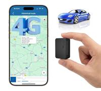 Localizador GPS para coche 4G Mini con tarjeta SIM,diseño magnético, compatible con seguimiento en tiempo real mediante aplicación, protección antirrobo GPS, apto para coches, niños y personas mayores