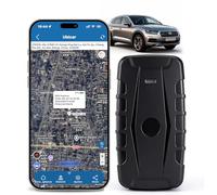 Localizador GPS para Coche con Imán, 240 días en Espera, Rastreador de Vehículos sin Suscripción, Seguimiento en Tiempo Real, Historial de Rutas y Alarmas Antirrobo, GPS Tracker para Auto Moto Camión