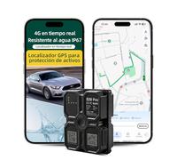 Localizador GPS para Coche Localizador Magnético e Impermeable 4G LTE para automóviles, Distancia ilimitada, alertas Inteligentes,Se Requiere suscripción (S20 Pro 4G(Up to 90days))