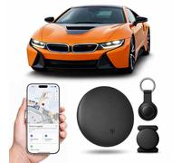 Localizador GPS para Coche/Mascotas/Llaves/Maleta/Cartera - Tracker Tag Bluetooth con Soporte Apple Find My, Buscador de Objetos para iOS, Rastreador con Llavero e Imán
