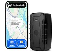 Localizador GPS para Coche sin Suscripción Batería 20000 mAh con Imán Potente, Rastreador GPS Coche IP67, Seguimiento en Tiempo Real App/Web, Rutas 180 Días y Alertas para Camiones y Activos