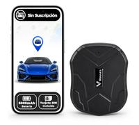 localizador GPS para Coche TK905,rastreador GPS con Potente Dispositivo magnético Aplicación Gratuita para automóvil/Motocicleta/Barco 90 días de Tiempo en Espera