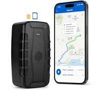 Localizador GPS para Flotas y Coche Batería 20000 mAh con Imán, Seguimiento de Varios Vehículos por App/Web/SMS, GPS Profesional para Camiones, IP67 Impermeable, Geovalla y Rutas 180 Días