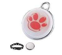 Localizador GPS para Perros, 5 x 5 cm, Compatible con Collar y móvil | Plástico resistente, impermeable para exteriores, fijación sencilla sin herramientas
