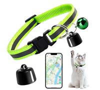 Localizador GPS Perro, Collar GPS Gato Tracker, Compatible con iOS & Android, sin coste adicional, para mascotas, vehículos, llaves y equipaje