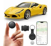 Localizador GPS sin Suscripción - Rastreador Pequeño Magnético para Coche, Moto, Niños, Perros - Compatible con iOS - Batería reemplazable