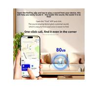 Localizador GPS Tag para Llaves, Buscador de Niños Localizador de Mascotas para Airtag, Dispositivo de Rastreo , Recordatorio