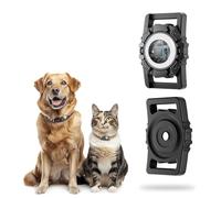 Localizador inteligente para mascotas y soporte para collar de perro/gato/mascota, localizador de rastreo Bluetooth que se empareja con Apple Find My (solo iOS), buscador de mascotas, etiquetas