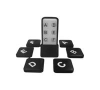 Localizador Remoto Con Alcance RF De 131 Pies Y Alarma Fuerte De 90 DB - Rastreador De Llave Inalámbrico | Transmisor De Localización De Artículos Con 6 Receptores Para Llaves, Teléfonos Inteligentes