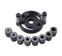 Localizador vertical de agujeros de 3 a 10 mm, guía de plantilla de perforación ajustable, autocentrado, carpintería