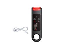 Localizador Visual de Fallas de Fibra Óptica de Luz Roja de 80mW Recargable Tipo C Compatible con Conectores FC, SC y ST