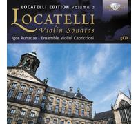 LOCATELLI: Violin Sonatas [CD de audio] Ensemble Violini Capricciosi, Locatelli and Igor Ruhadze