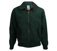 Location Chaqueta Harrington con forro de tartán, verde oscuro, 3XL