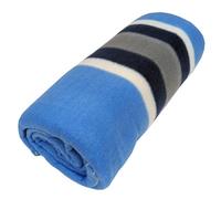 Location Clothing Manta de forro polar de tartán, cálida y suave, para viajes, coche, picnic, yoga, camelín, apta para animales, azul y azul marino