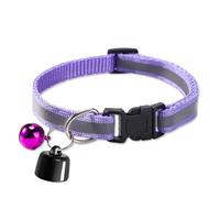 Locator de Gatos con patrón Reflectante Mini rastreador GPS para & (púrpura)