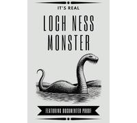 Loch Ness Monster: Gray Fake Book Cover Notebook / Journal: 6" x 9", Blank, Lined, 100 Pages
