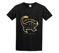 Loch Ness Traditional Cuts Unisex T-Shirt Printed tee Black Mens Top Shirt L