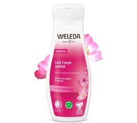 Loci n corporal Weleda Pampering Wild Rose, hidratante rica en plantas con aceite de rosa silvestre, aceite de jojoba y manteca de karit , 6.8 on