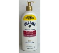 Locin corporal de alivio de la piel seca de los diabticos de oro con vitamina E y aloe para calmar e hidratar el valor seco de la piel con escamas