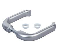 LOCINOX 3006S - Par de pulsadores de aluminio para cerradura Locinox Leonardo LSKZ con 10 mm cuadrado | mango 137 mm