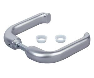 LOCINOX 3006S - Par de pulsadores de aluminio para cerradura Locinox Leonardo LSKZ con 10 mm cuadrado | mango 137 mm