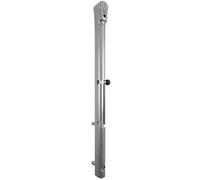 LOCINOX KEYDROPKZILVQF1G21Z - Pestillo de barra bloqueable (100 mm, altura regulable), color plateado