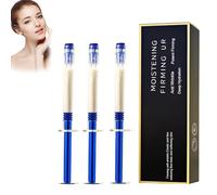 Loción antiarrugas con colágeno micromolecular Xianjina, crema esencial elástica con colágeno polipeptídico, hidratante y reafirmante para el rostro femenino (3pcs)