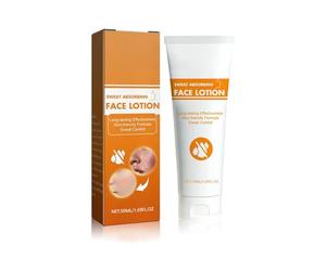 Loción antitranspiradora para el rostro, control de grasa de frente, cuero de cabeza y cara, protección contra la sudoración excesiva, para hombres y mujeres