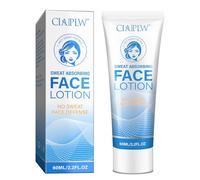 Loción antitranspirante facial, antitranspirante facial, reductora de sudor, bloquea la transpiración y controla la piel grasa, crema anti transpirante para hombres y mujeres, 60 ml