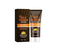 Loción autobronceadora, crema corporal bronceadora hidratante ligera