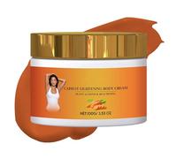 Loción Corporal Blanqueadora De Zanahoria, 100 G. Hidratante Reparador De La Piel. Crema Aclaradora Con Extracto De Zanahoria Y Aceite De Argán. Mejora La Suavidad Y Unifica El Tono De La Piel