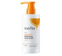 Loción corporal blanqueadora VC - Loción corporal antisecado con vitamina C para calmar la piel brillante, crema corporal hidratante para pieles muy secas