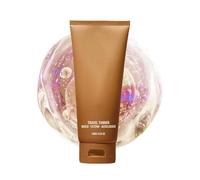 Loción corporal bronceadora, brillo corporal natural, 100 g, soporte bronceador de alto rendimiento con construcción sólida, protector de humedad avanzado, estética con estilo moderno, estabilizador