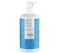 Loción corporal con ácido salicílico - para impurezas y piel seca. Con BHA, niacinamida y ácido hialurónico para exfoliar e hidratar en profundidad