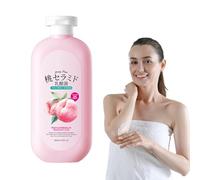 Loción Corporal Con Extracto De Melocotón, Loción Corporal Hidratación Profunda, Con Niacinamida, Crema Corporal Refrescante, Crema Hidratante Corporal Para Pieles Secas, 300 Ml