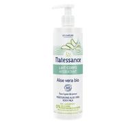 Natessance - Leche corporal hidratante de aloe vera orgánica, 400 ml