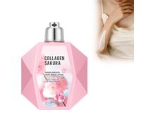 Loción Corporal de Flores de Cerezo - Crema Hidratante de Flores de Cerezo para el Cuerpo, 300ml - Fórmula Blanqueadora con Extracto de Sakura, Hidratación Profunda para Piel Clara y Radiante