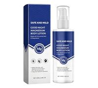 Loción Corporal De Magnesio, Con Cuidado Hidratante Profundo, 100ml, Loción Corporal Buenas Noches, Hidratante Renovador De La Piel, Fórmula Reparadora Y No Grasa, Para Sequedad, Malestar, Relajación