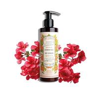 Loción corporal Hidratante 250ml - Geranio rosa - Piel Seca - Aceite de Oliva y Manteca de Karité - 97% Ingredientes Naturales - Panier des Sens